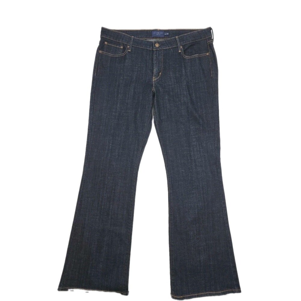 Levi's Jeans Slight Curve Classic Boot Cut Women Sz 14 32" Inseam Dark Wash